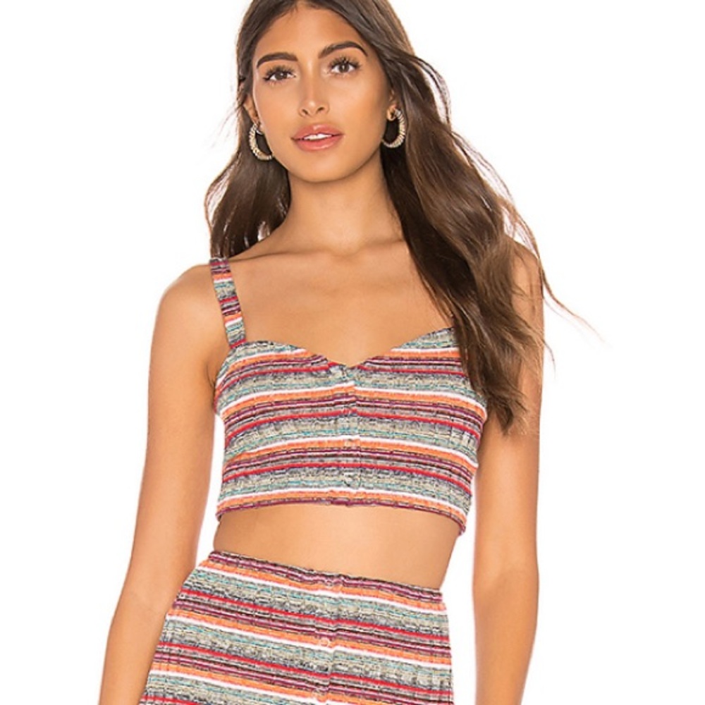 Privacy Please  Strap Crop Top